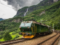 Flåmsbanan är ca 20 kilometer lång