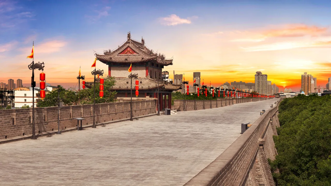 Stadsmuren i Xi’an