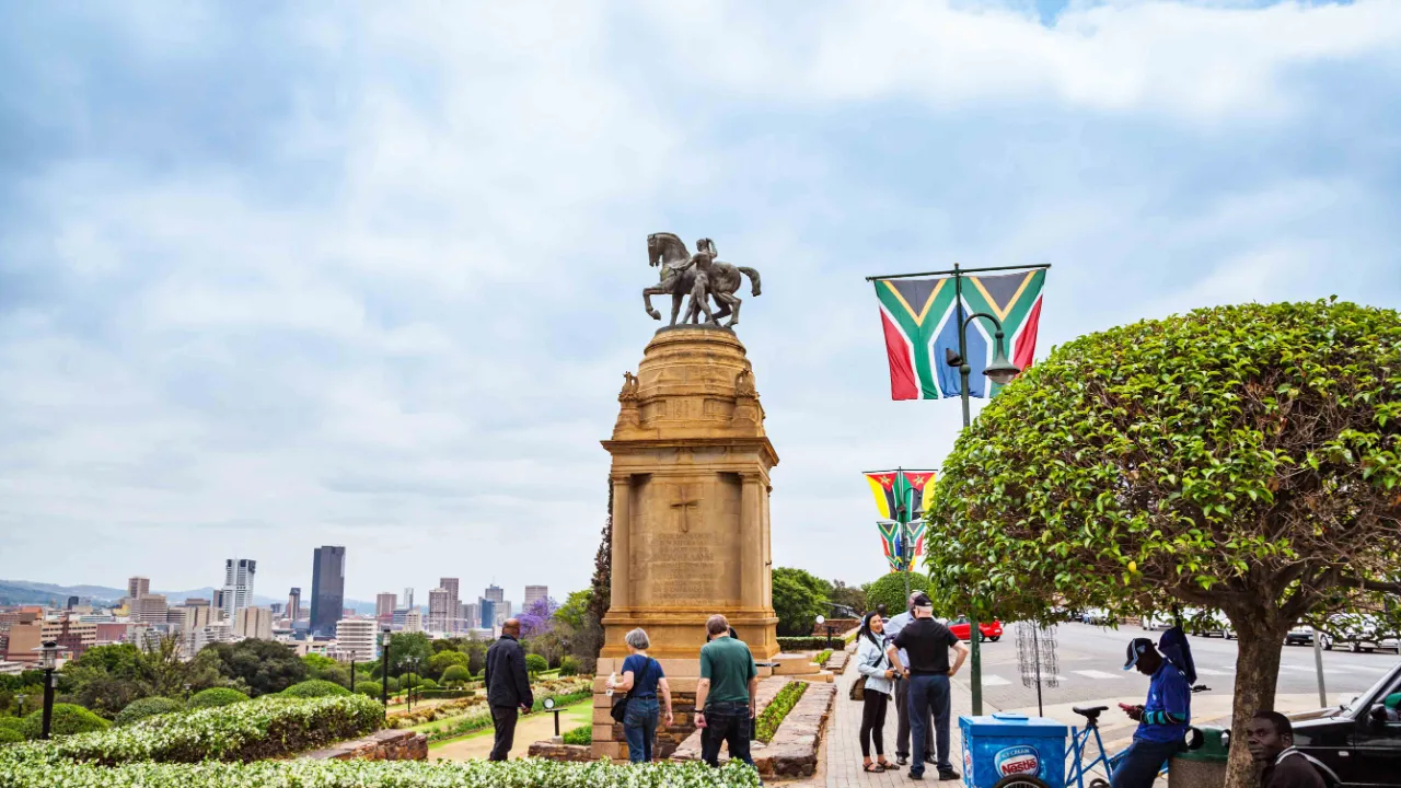 Regeringsbyggnaden i Pretoria - Union Buildings - rymmer bland annat Sydafrikas president Regeringsbyggnaden i Pretoria - Union Buildings - rymmer bland annat Sydafrikas president