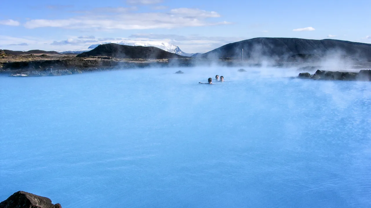 Jarðböðin i Mývatn Nature Baths, Norra Islands 'Blå lagun'