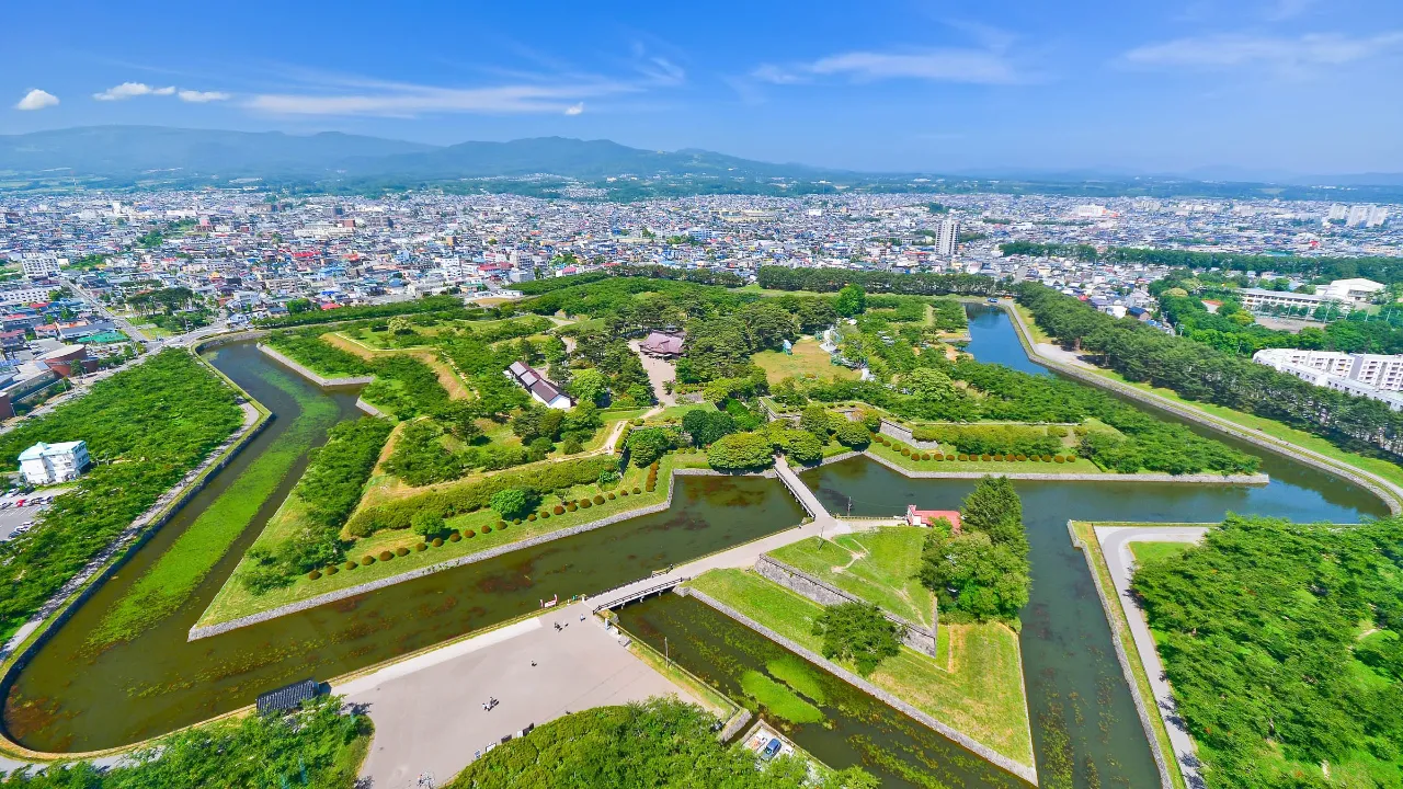 Goryokaku-fästningen i Hakodate
