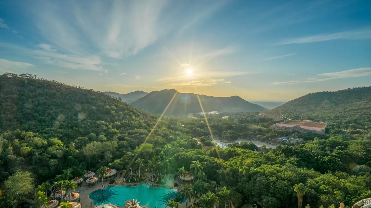 Flygfoto över Sun City Resort Flygfoto över Sun City Resort