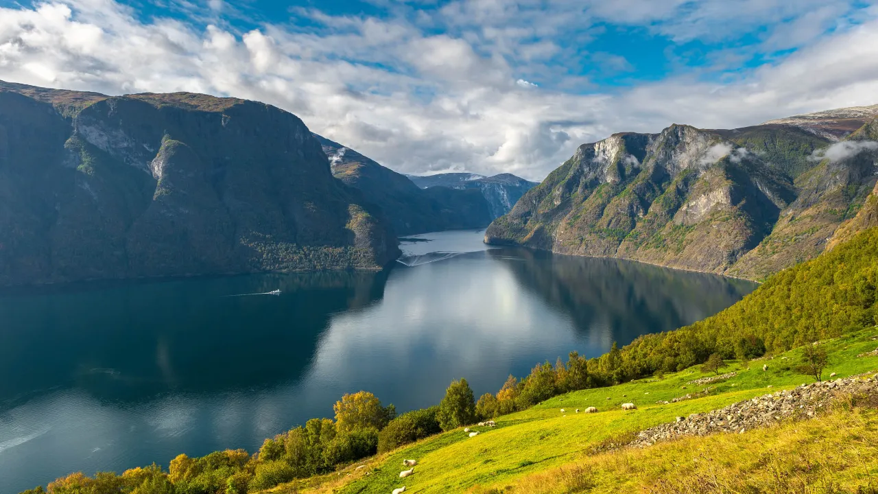 Sognefjorden med förtrollande utsikt
