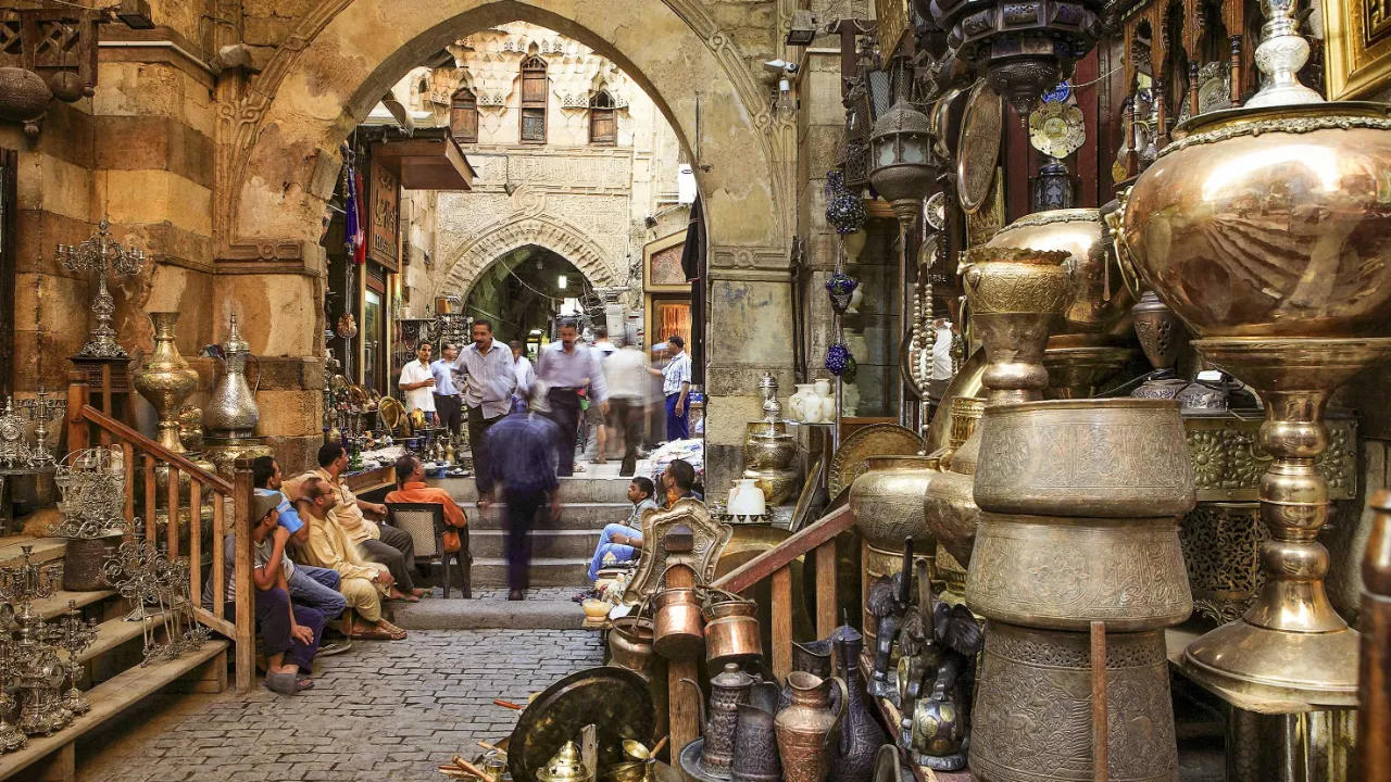 Khan el-Khalili-basaren i Kairo
