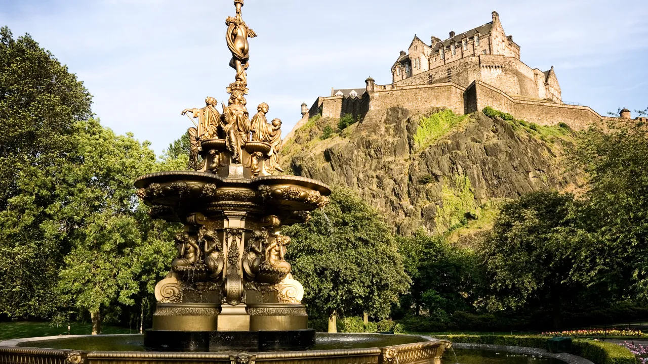 Edinburgh Castle i Old Town Edinburgh Castle i Old Town
