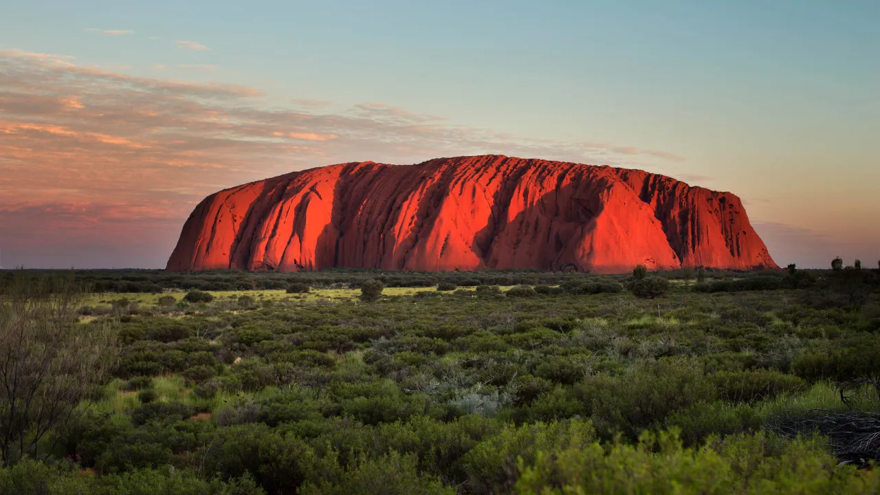 Majestätiska Ayers Rock Majestätiska Ayers Rock