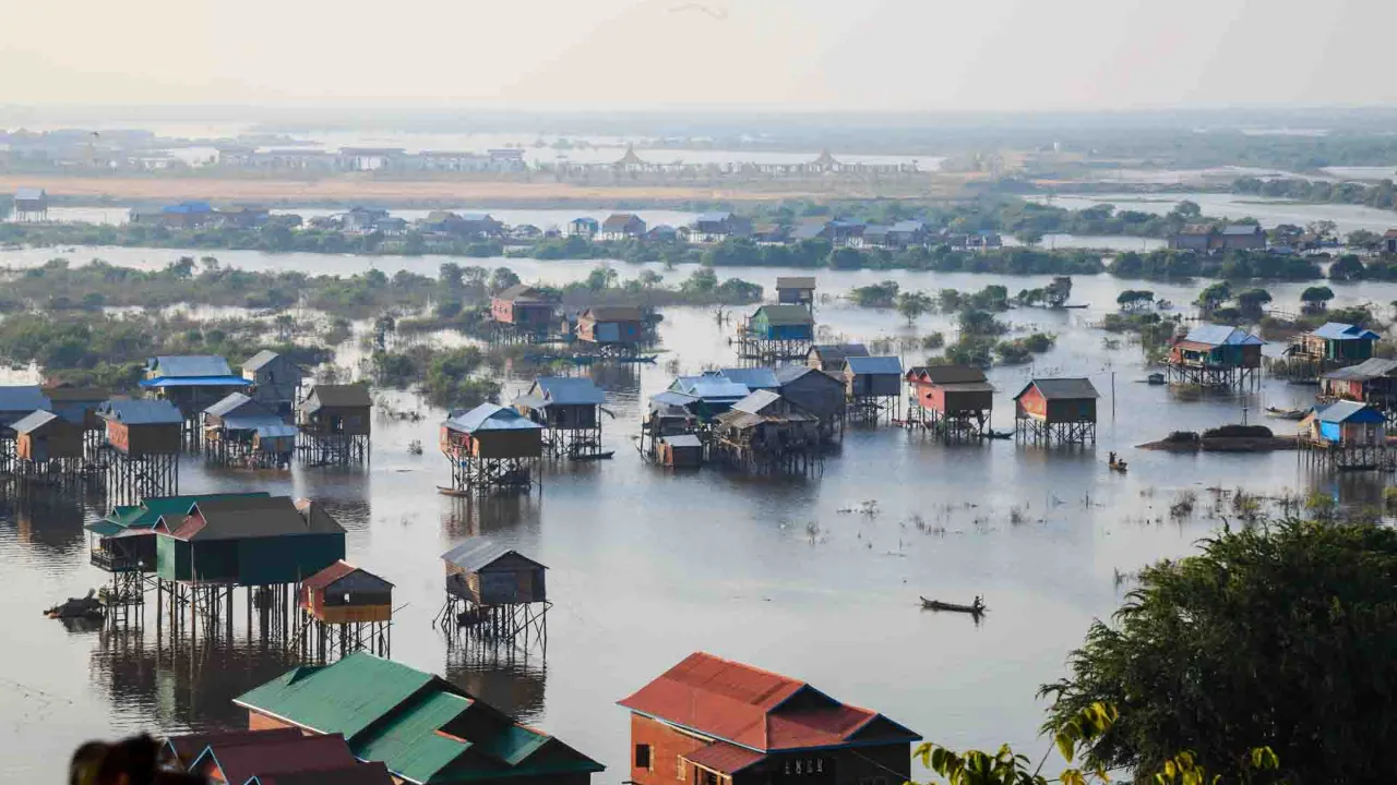 Den flytande byn Tonlé Sap Den flytande byn Tonlé Sap