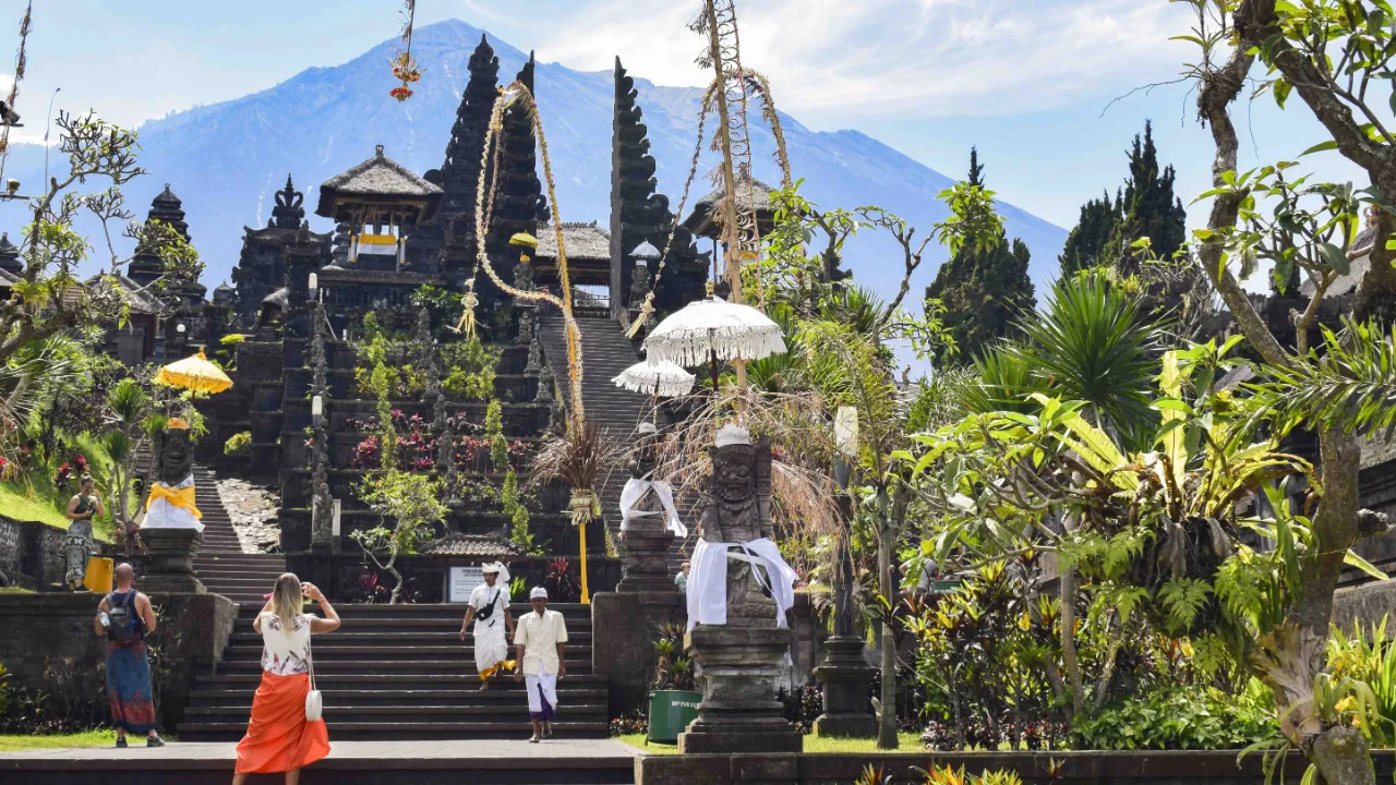 Besakih-templet vid Mount Agung Besakih-templet vid Mount Agung