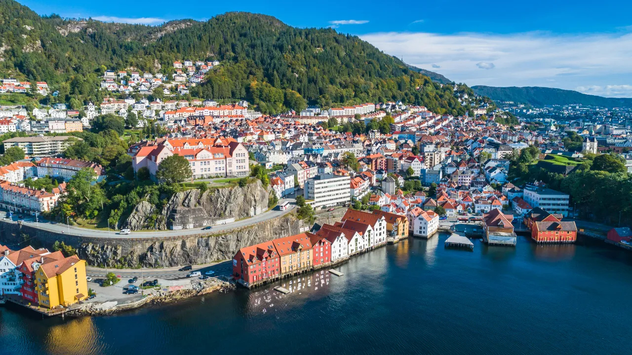 Utsikt över Bergen