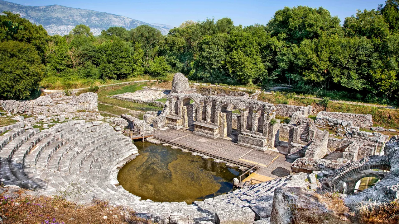 Butrint är ett UNESCO-skyddat område