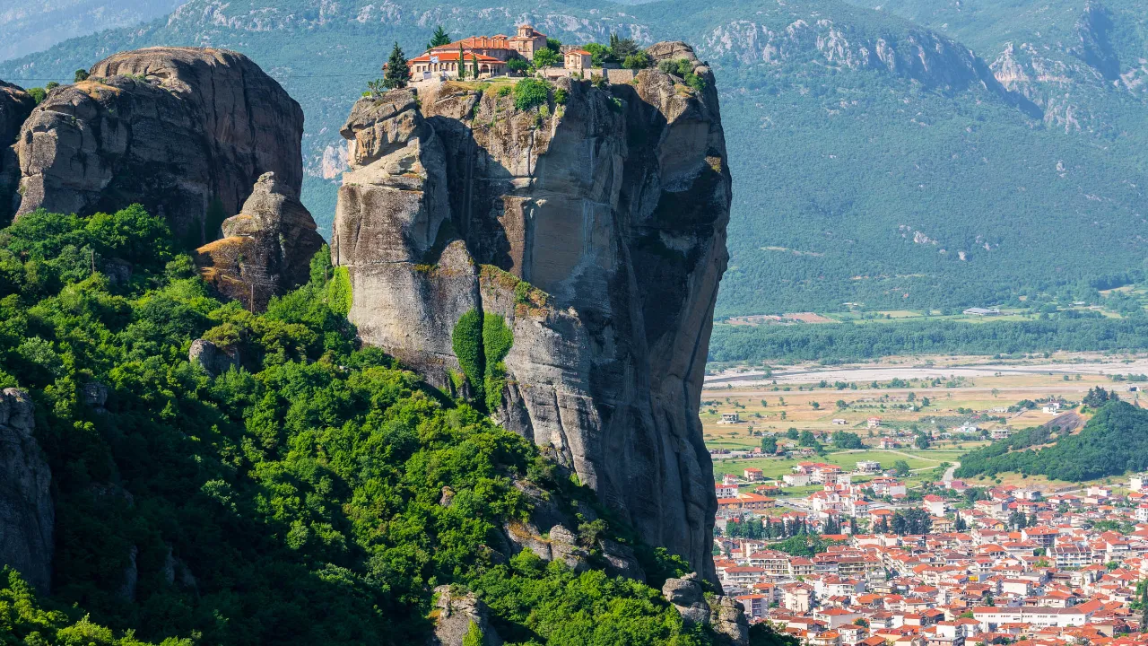 Agia Triada-klostret (Heliga Treenigheten) i Meteora