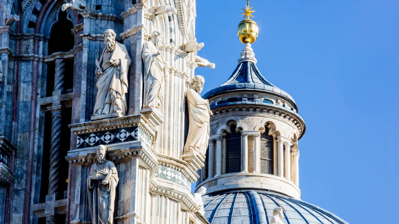 Detalj från Siena-katedralen Detalj från Siena-katedralen