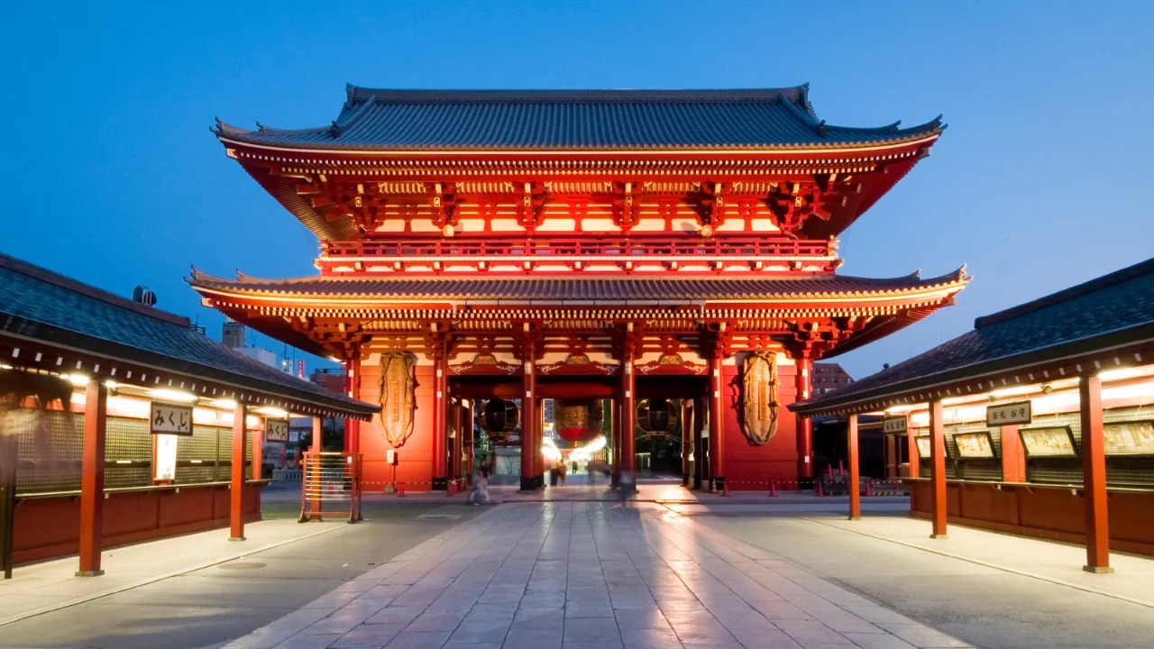 Sensō-ji-templet i Asakusa, Tokyo Sensō-ji-templet i Asakusa, Tokyo