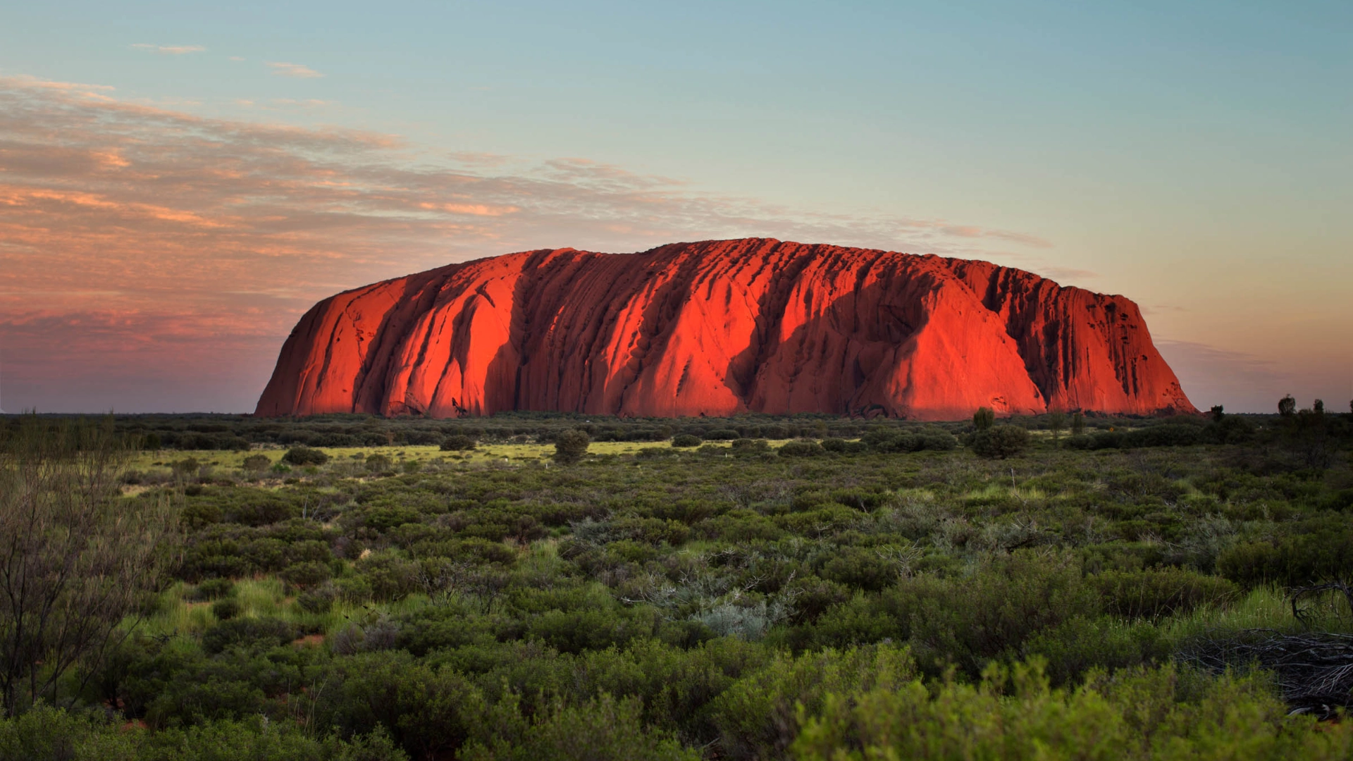 Majestätiska Ayers Rock
