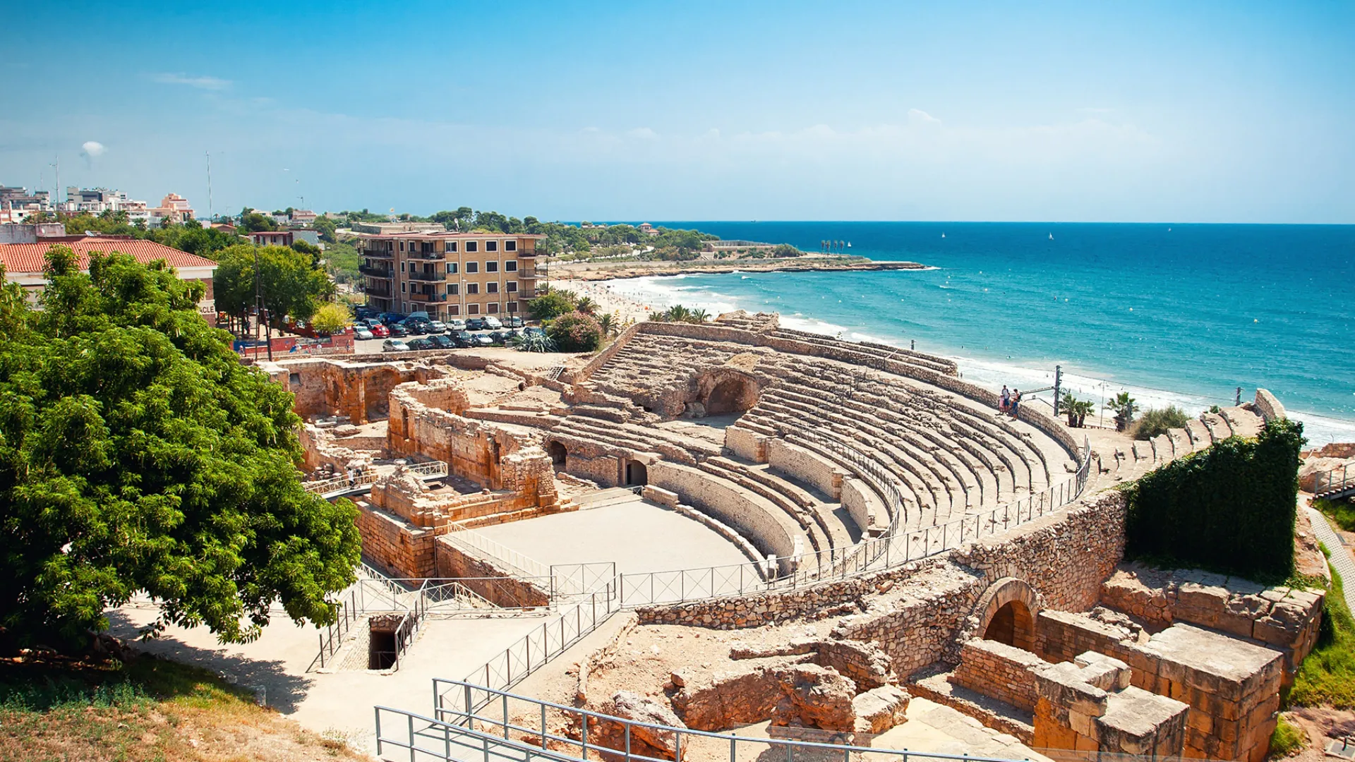 Den romerska amfiteatern i Tarragona