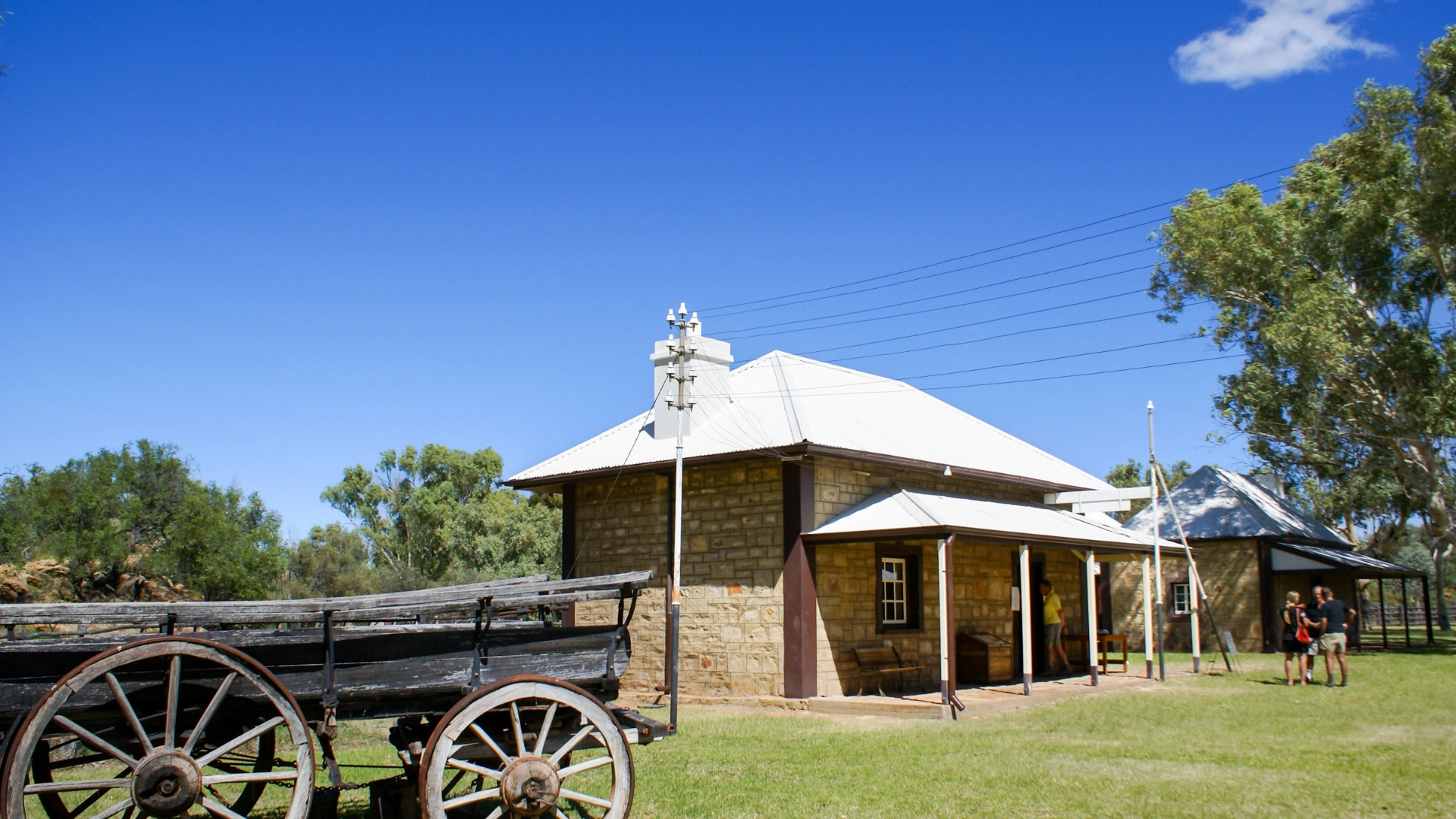Alice Springs Telegraph Station byggdes 1872